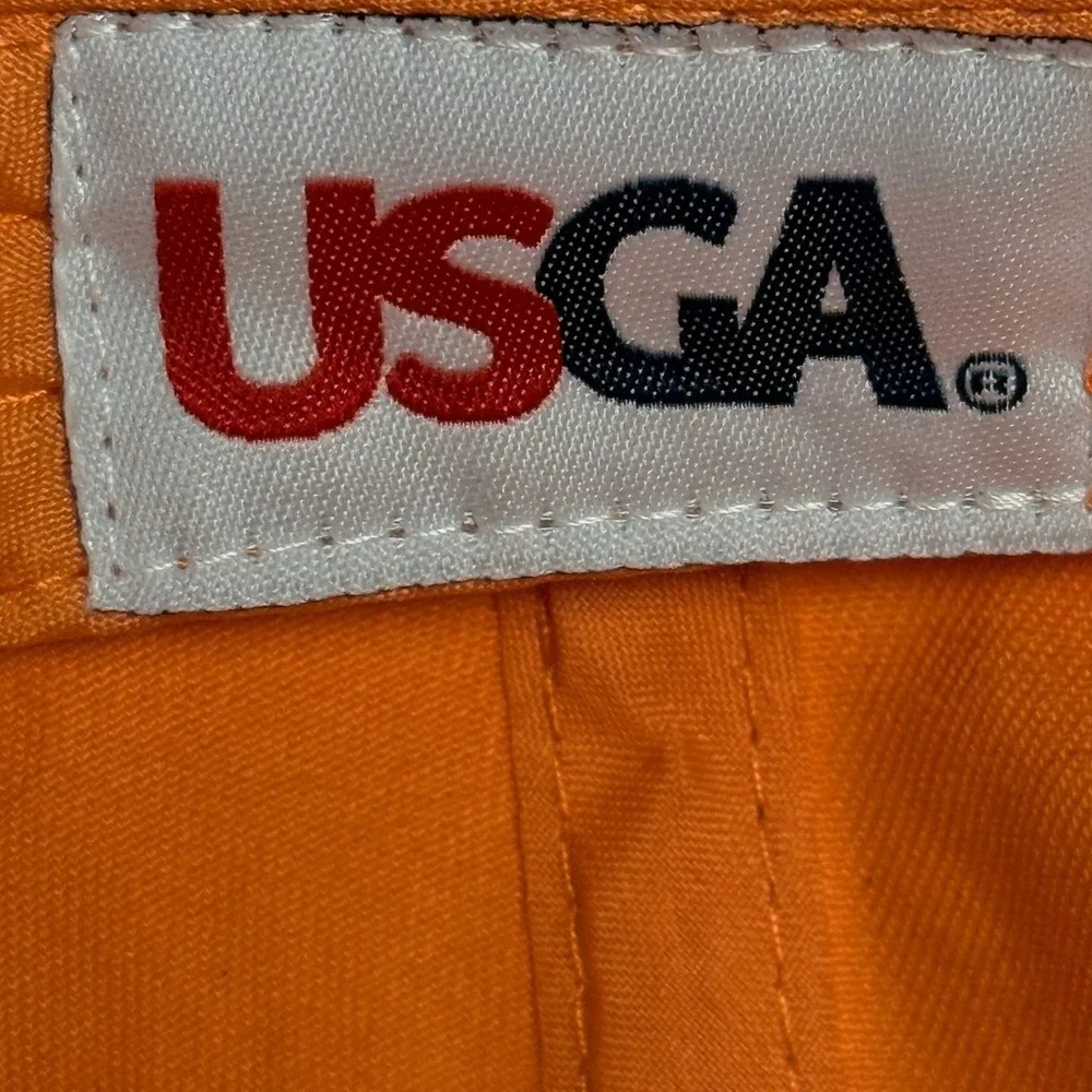 2015 U.S. Open Chambers Bay Golf Hat Adjustable Orange USGA Member - Picture 8 of 8